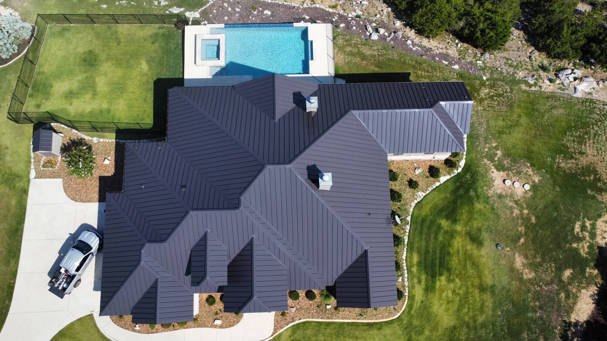 Residential roof installation